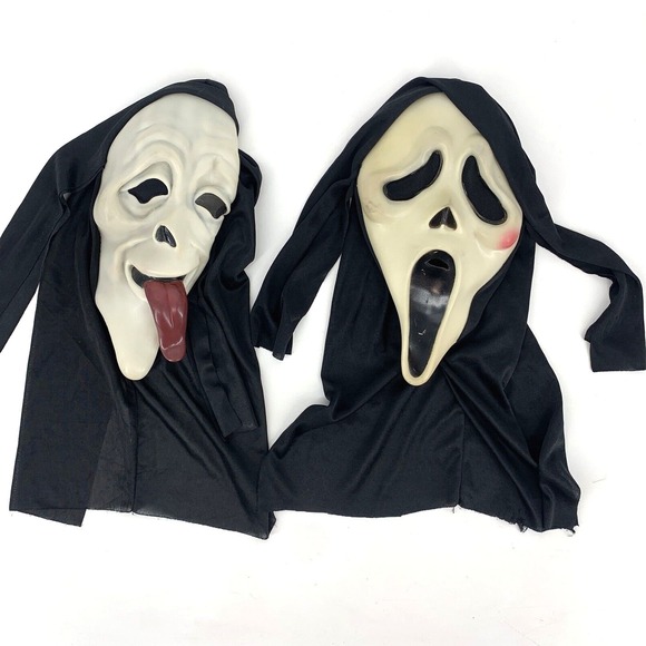 Ghostface Scream Mask Vintage Fun World Easter Unlimited Scary Movie Wassup Lot - Picture 2 of 8